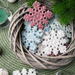 Керамические снежинки