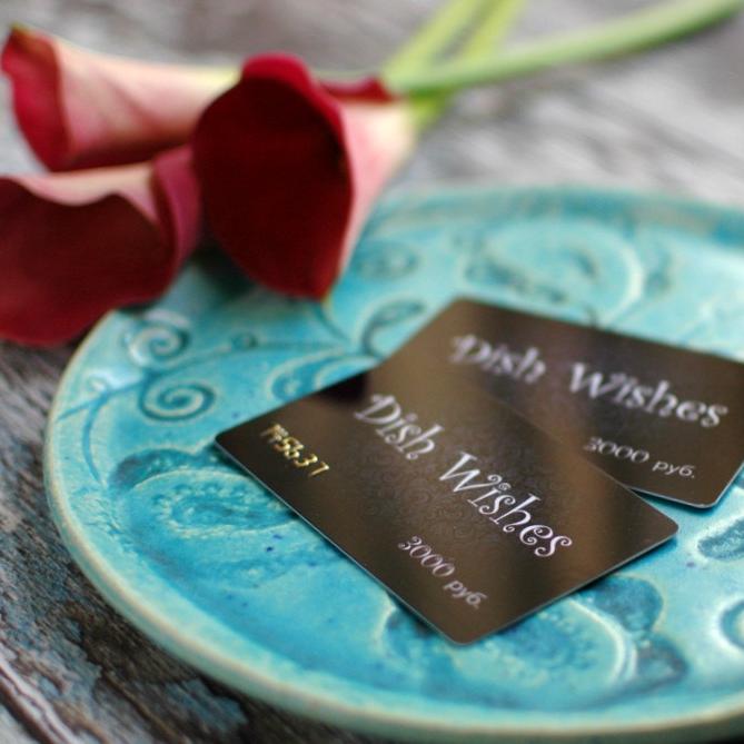 картинка Подарочный сертификат DishWishes 3000 руб. - DishWishes.Ru