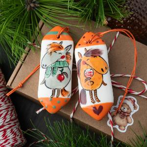 Новинка - керамические конфеты на елку