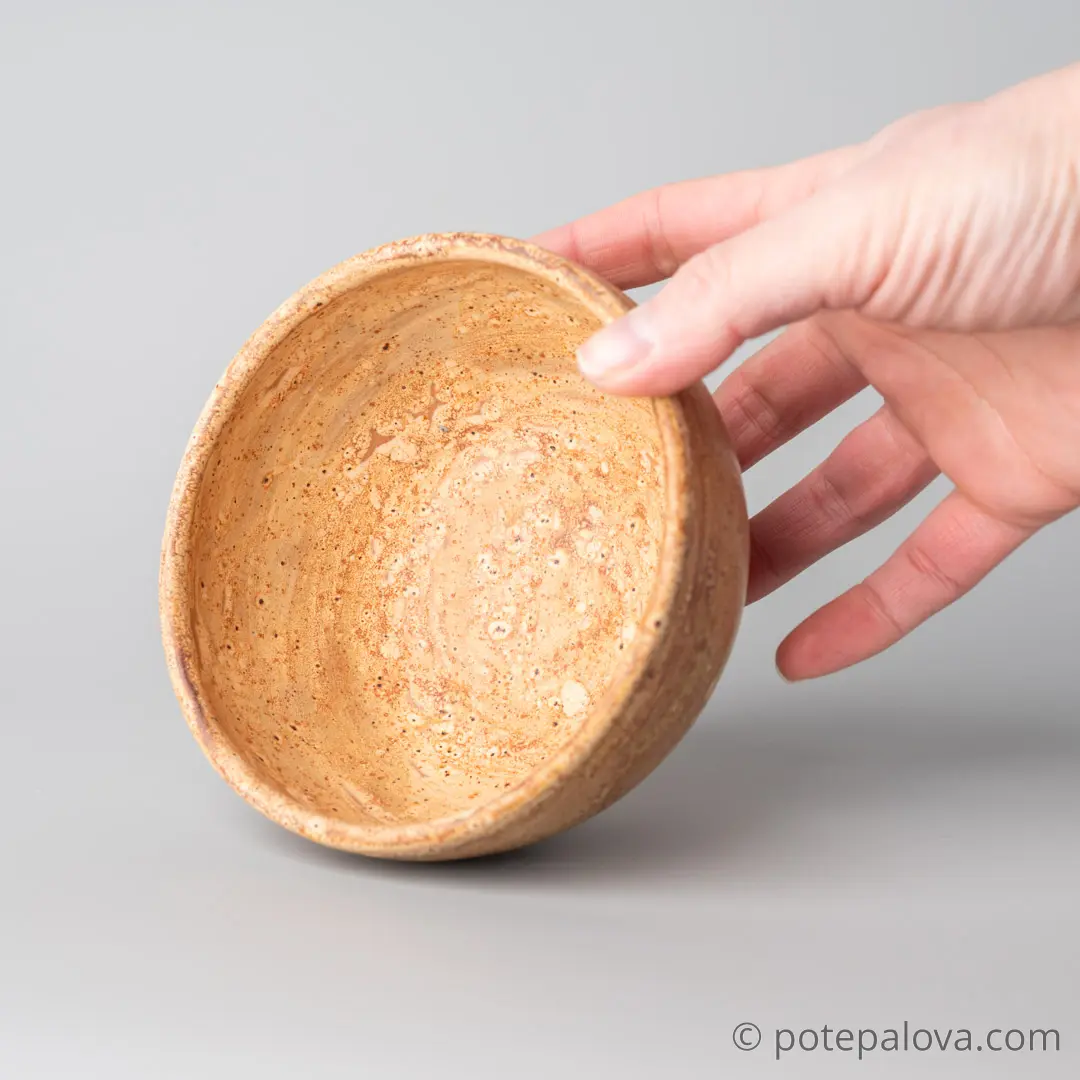 картинка Миска Niboqua большая гончарная охра - DishWishes.Ru