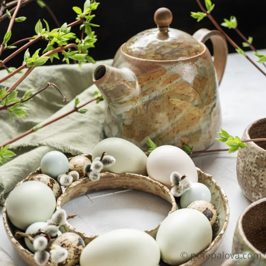 картинка Керамический чайник Bunny Heart - DishWishes.Ru