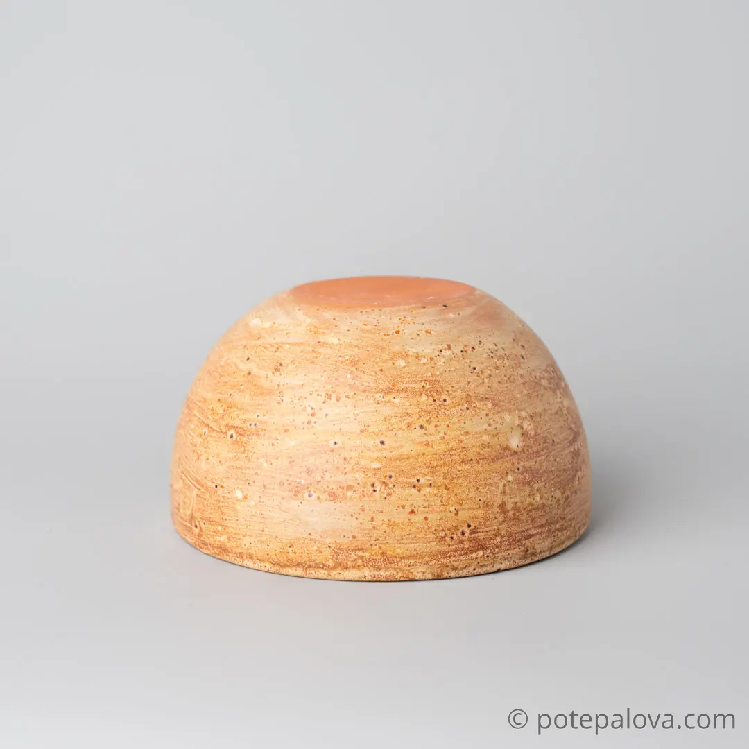 картинка Миска Niboqua большая гончарная охра - DishWishes.Ru