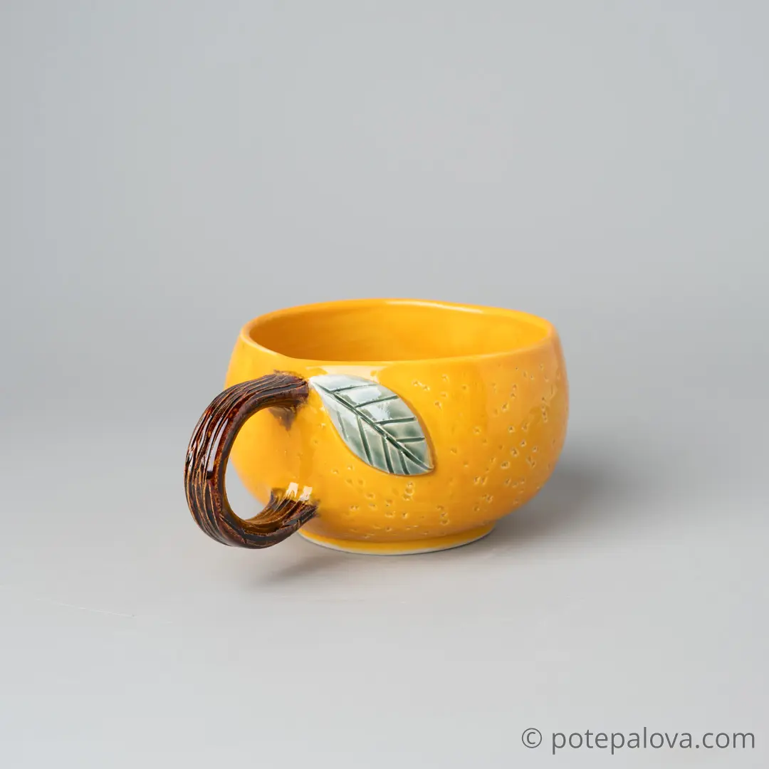 картинка Чашка Светланы Шумских "Мандарин" 5 - DishWishes.Ru