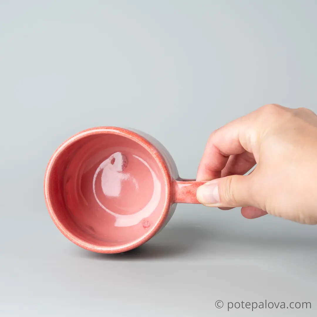 картинка Кружка розовая Sigma 300 мл - 1 - DishWishes.Ru