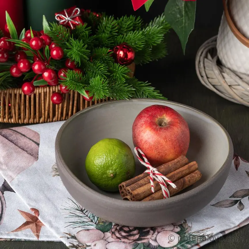 картинка Боул гончарный Sigma зеленый 18 см  - DishWishes.Ru