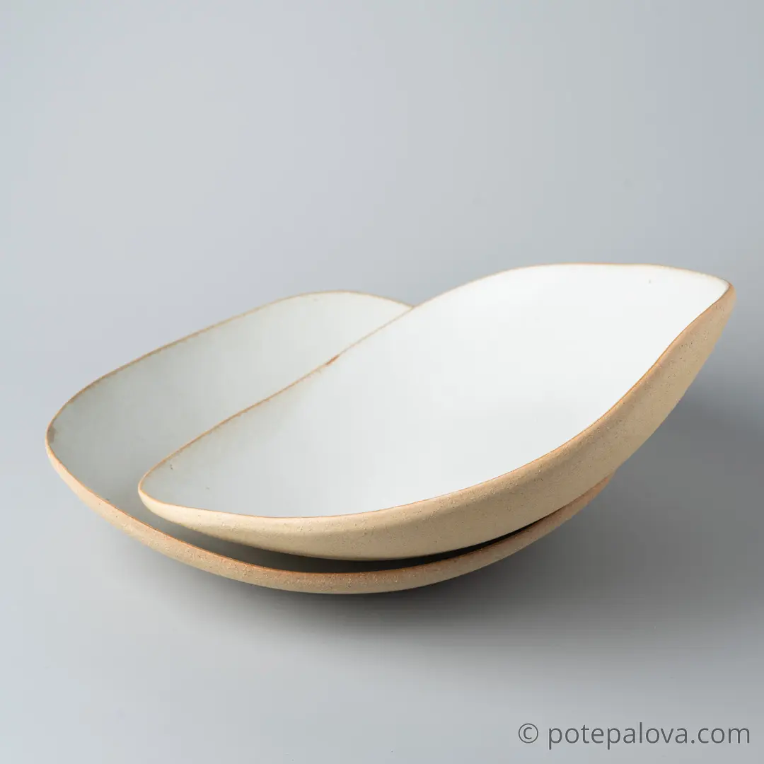 картинка Тарелка треугольная глубокая Sigma белая - DishWishes.Ru