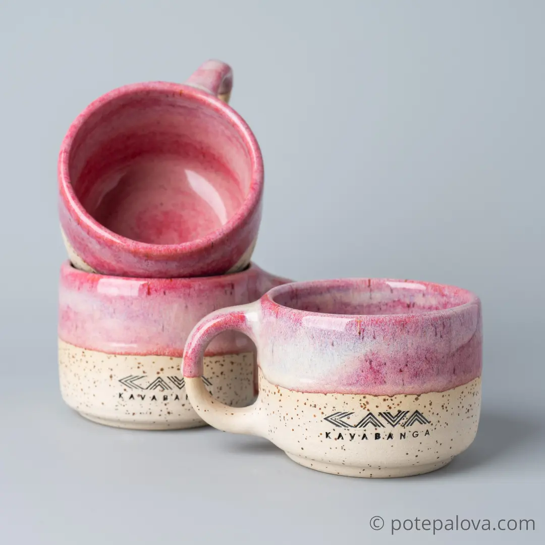 картинка Кружка розовая "CAVA" 300 мл - DishWishes.Ru