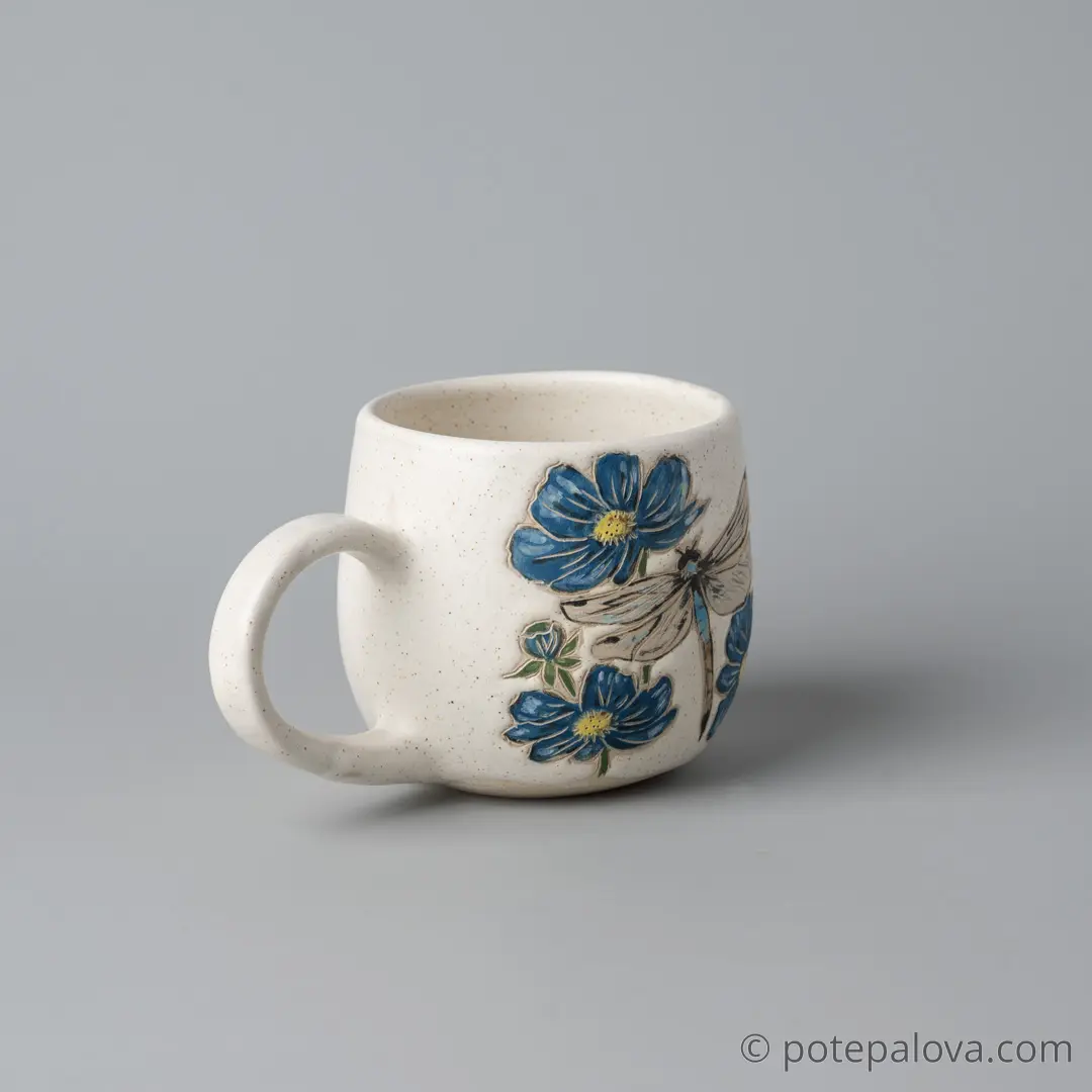 картинка Кружка "Стрекоза" - DishWishes.Ru
