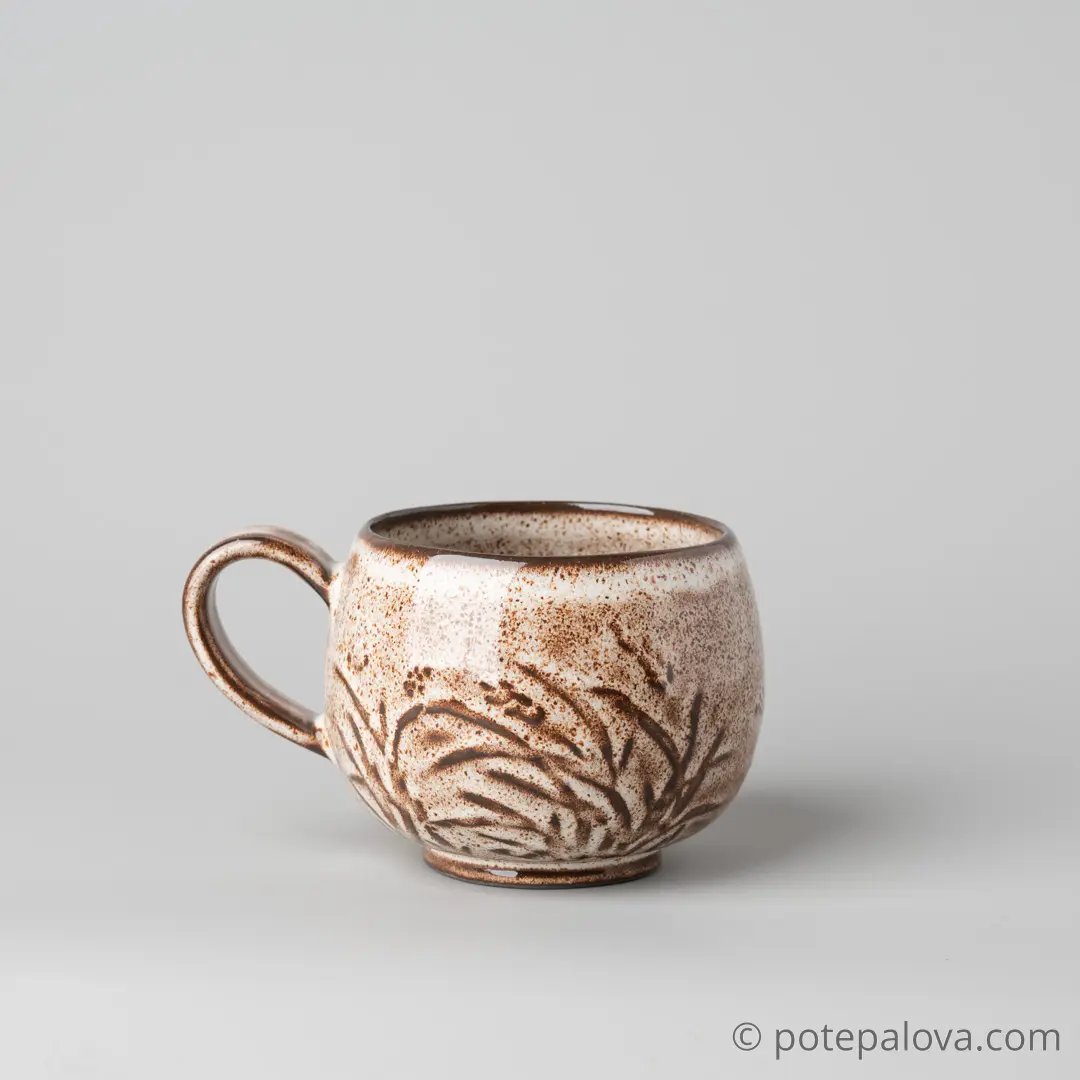 картинка Керамическая кружка из серии "Травы" 2 - DishWishes.Ru