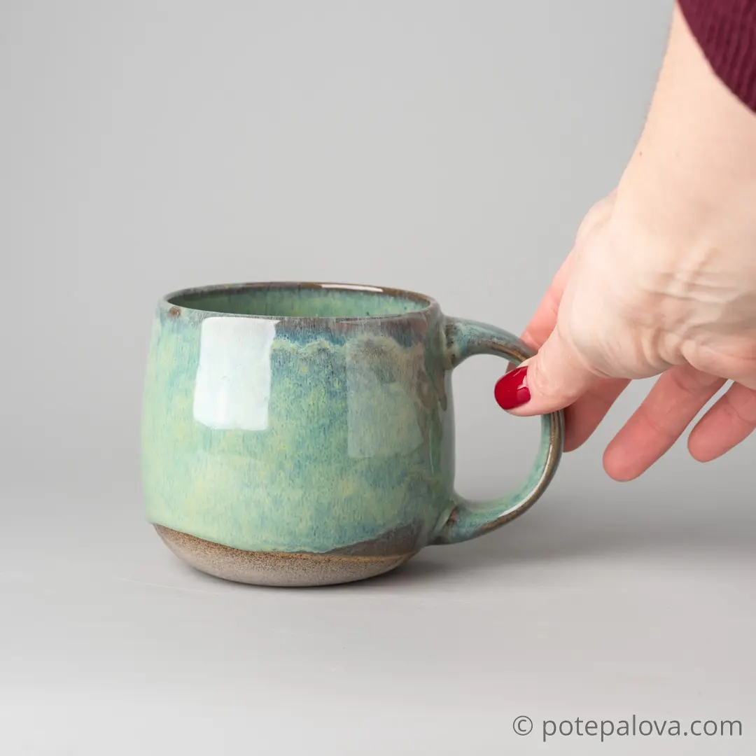 картинка Кружка Sigma зеленая "Тумблер" 4 - 450 мл - DishWishes.Ru