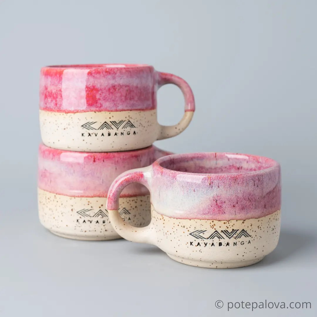 картинка Кружка розовая "CAVA" 300 мл - DishWishes.Ru