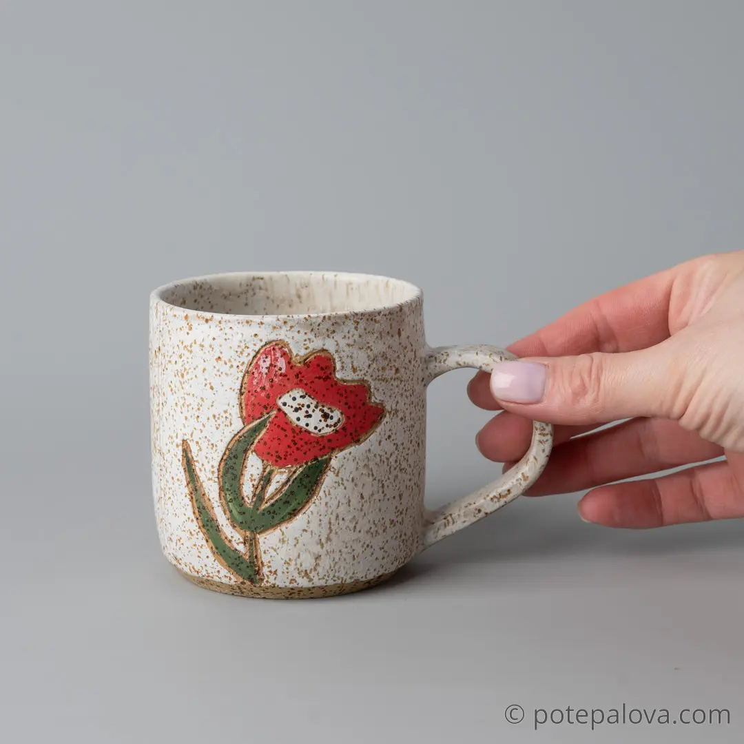 картинка Кружка "Аленький цветочек" - DishWishes.Ru