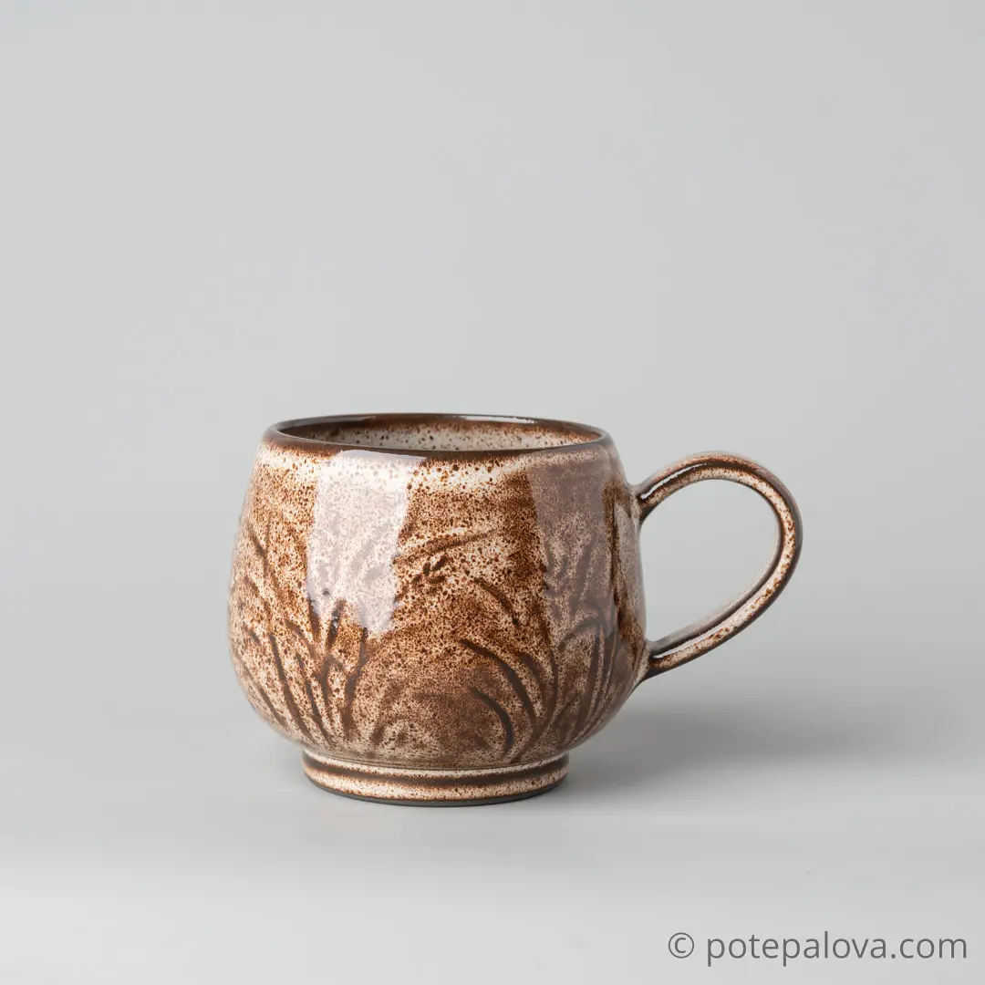 картинка Керамическая кружка из серии "Травы" 6 - DishWishes.Ru