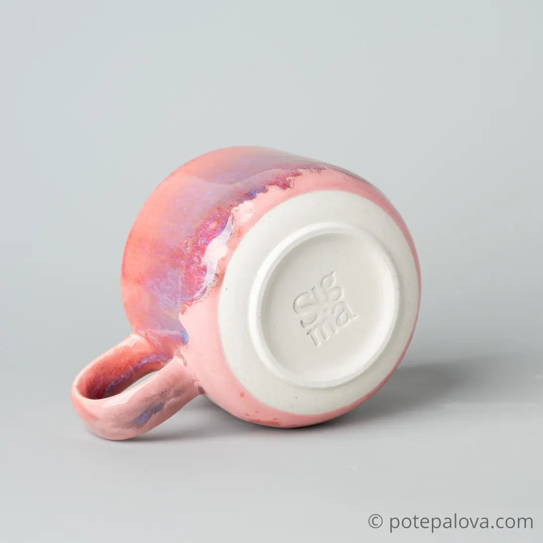 картинка Кружка розовая Sigma 300 мл - 2 - DishWishes.Ru