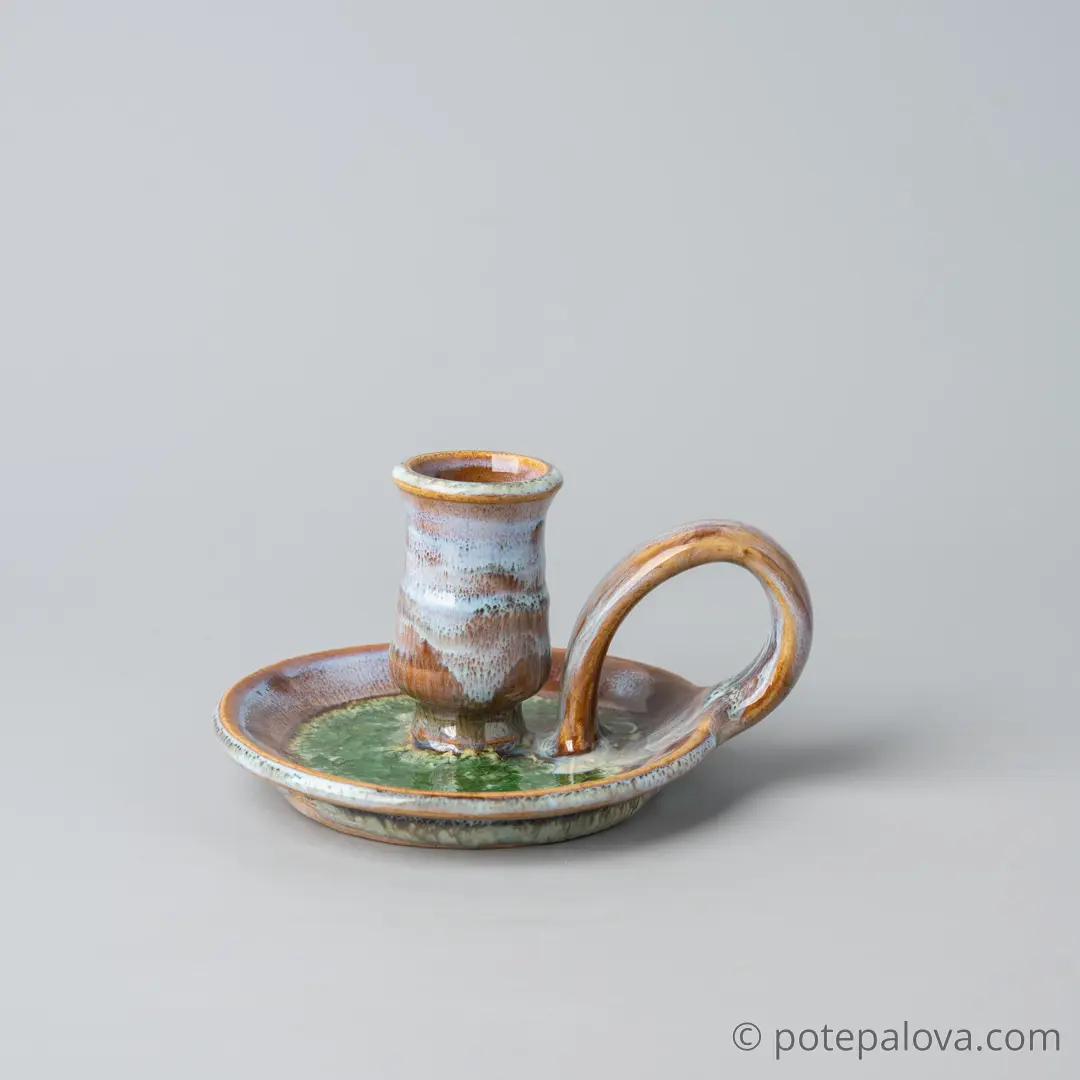 картинка Керамический подсвечник Юрия Пересады 2 - DishWishes.Ru