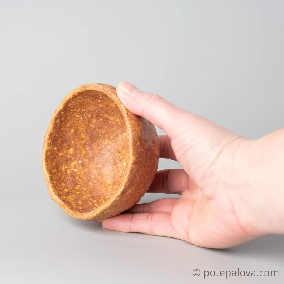 картинка Миска Niboqua малая матовая охра - DishWishes.Ru
