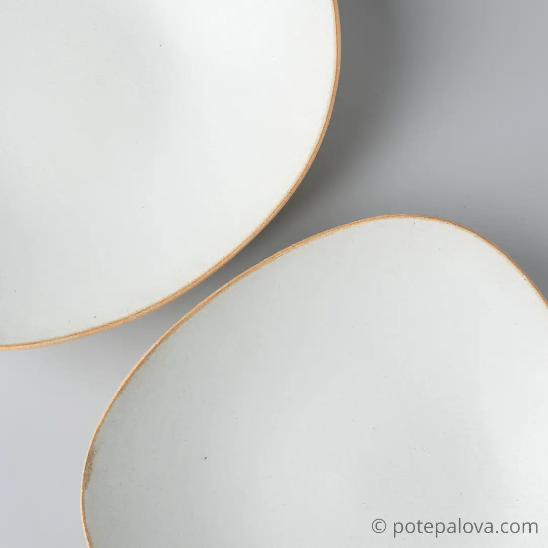 картинка Тарелка треугольная глубокая Sigma белая - DishWishes.Ru