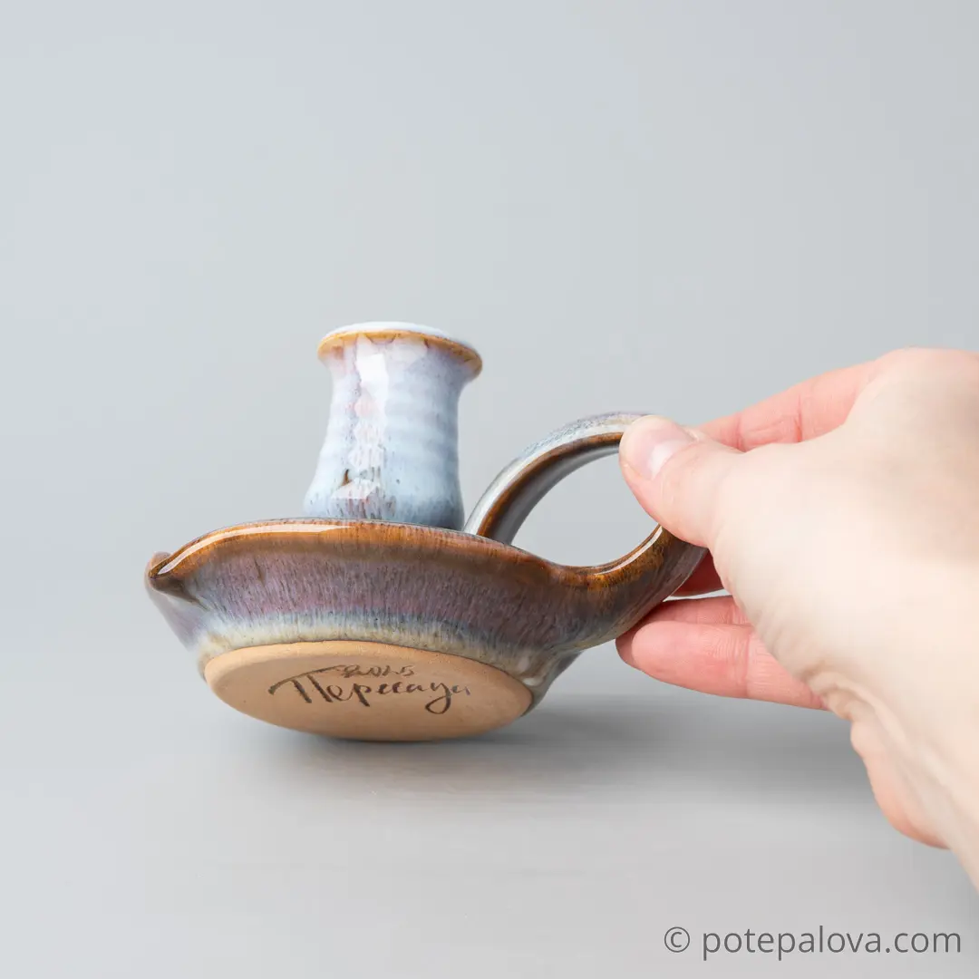картинка Керамический подсвечник Юрия Пересады 3 - DishWishes.Ru