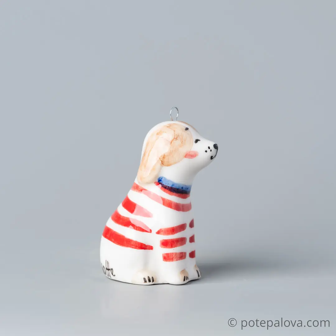 картинка Фарфоровая игрушка "Щенок" 1 - DishWishes.Ru
