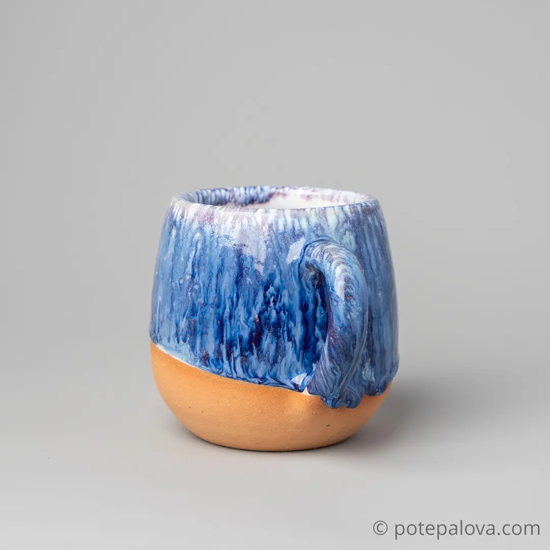 картинка Кружка "Космос" на светлой глине 1 - DishWishes.Ru