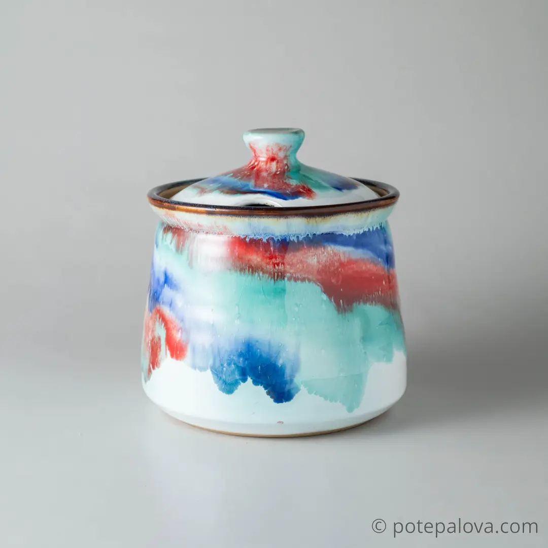 картинка Сахарница Юрия Пересады светлая - DishWishes.Ru