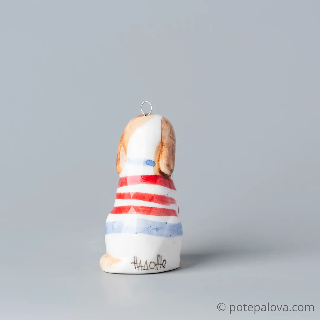 картинка Фарфоровая игрушка "Щенок" 3 - DishWishes.Ru