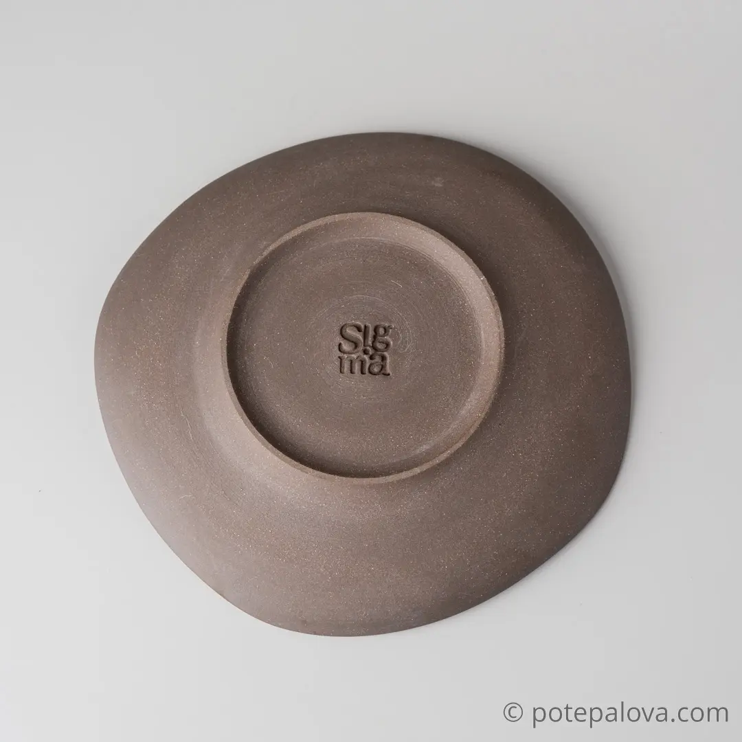 картинка Тарелка плоская Sigma "Камни и мхи" большая 2 - DishWishes.Ru