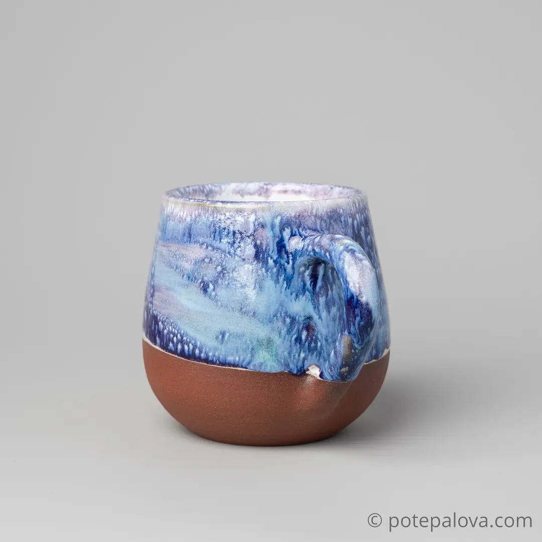 картинка Кружка "Космос" на красной глине 1 - DishWishes.Ru