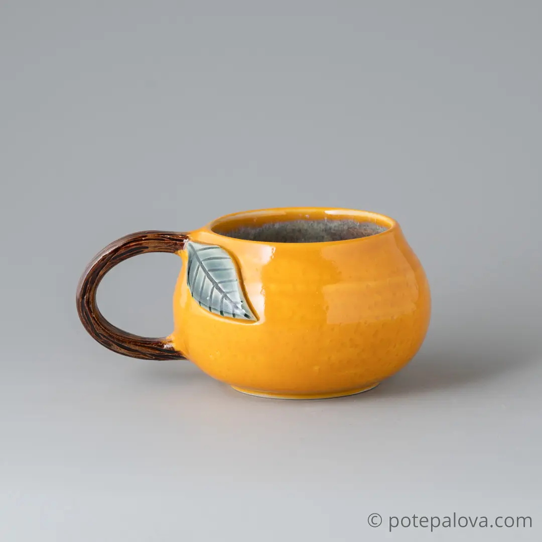 картинка Чашка Светланы Шумских "Мандарин" 4 - DishWishes.Ru