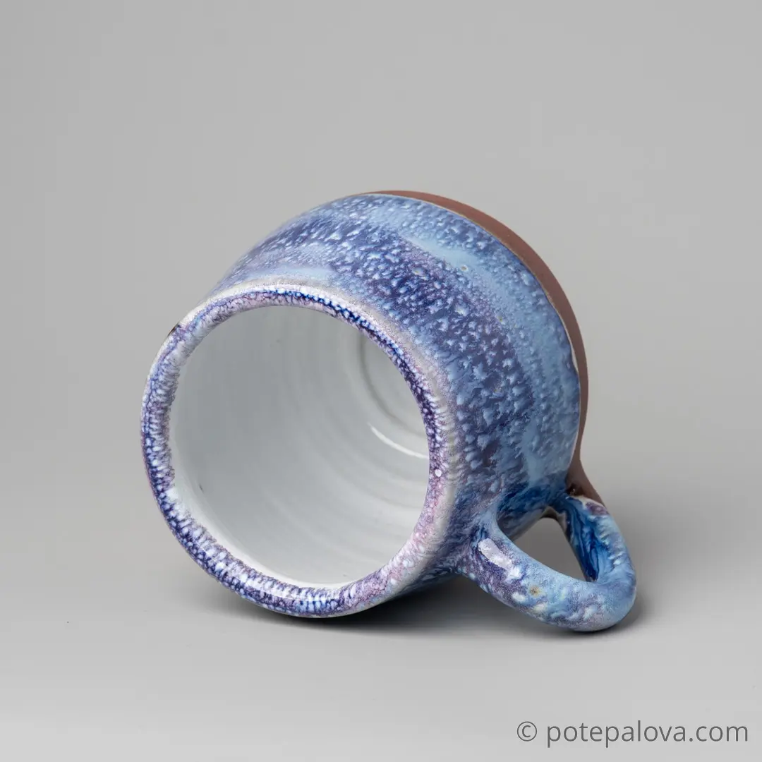 картинка Кружка "Космос" на красной глине 1 - DishWishes.Ru