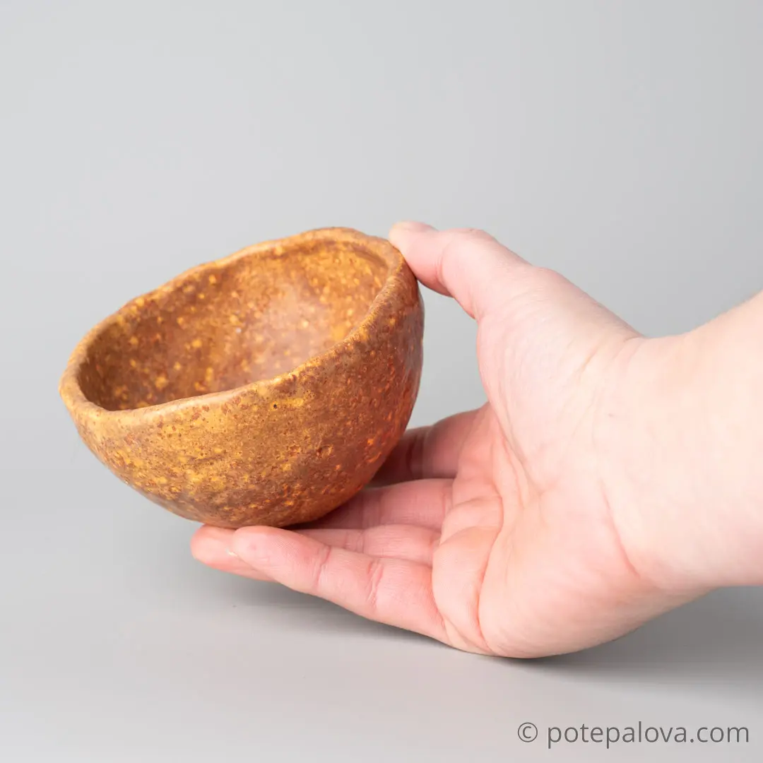 картинка Миска Niboqua малая матовая охра - DishWishes.Ru