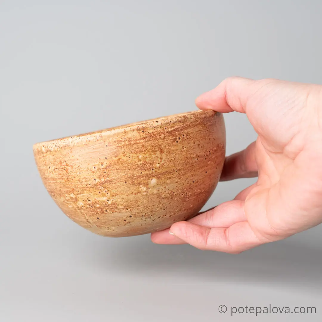картинка Миска Niboqua большая гончарная охра - DishWishes.Ru