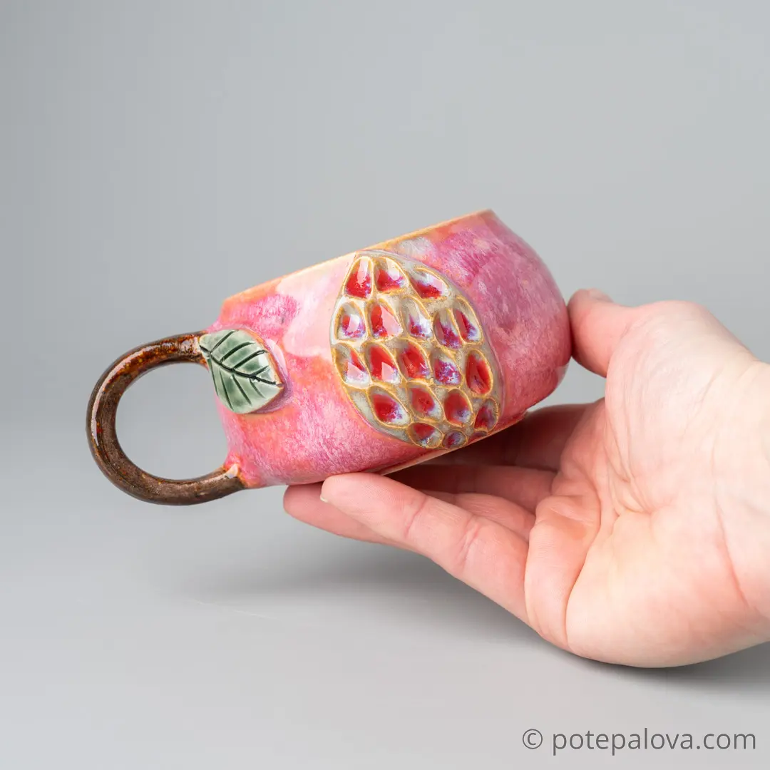 картинка Чашка Светланы Шумских "Гранат" 4 - DishWishes.Ru