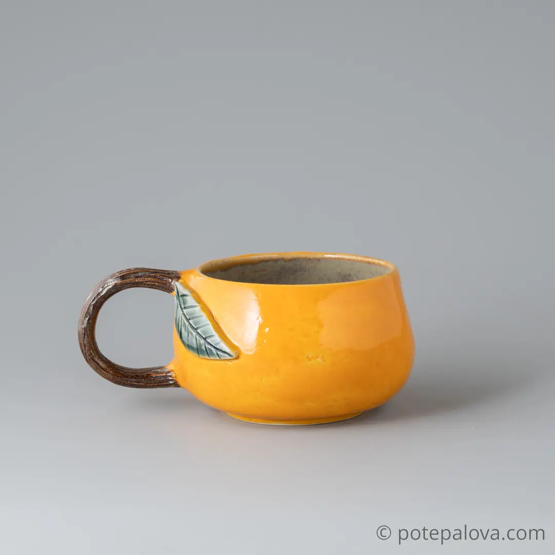 картинка Чашка Светланы Шумских "Мандарин" 1 - DishWishes.Ru