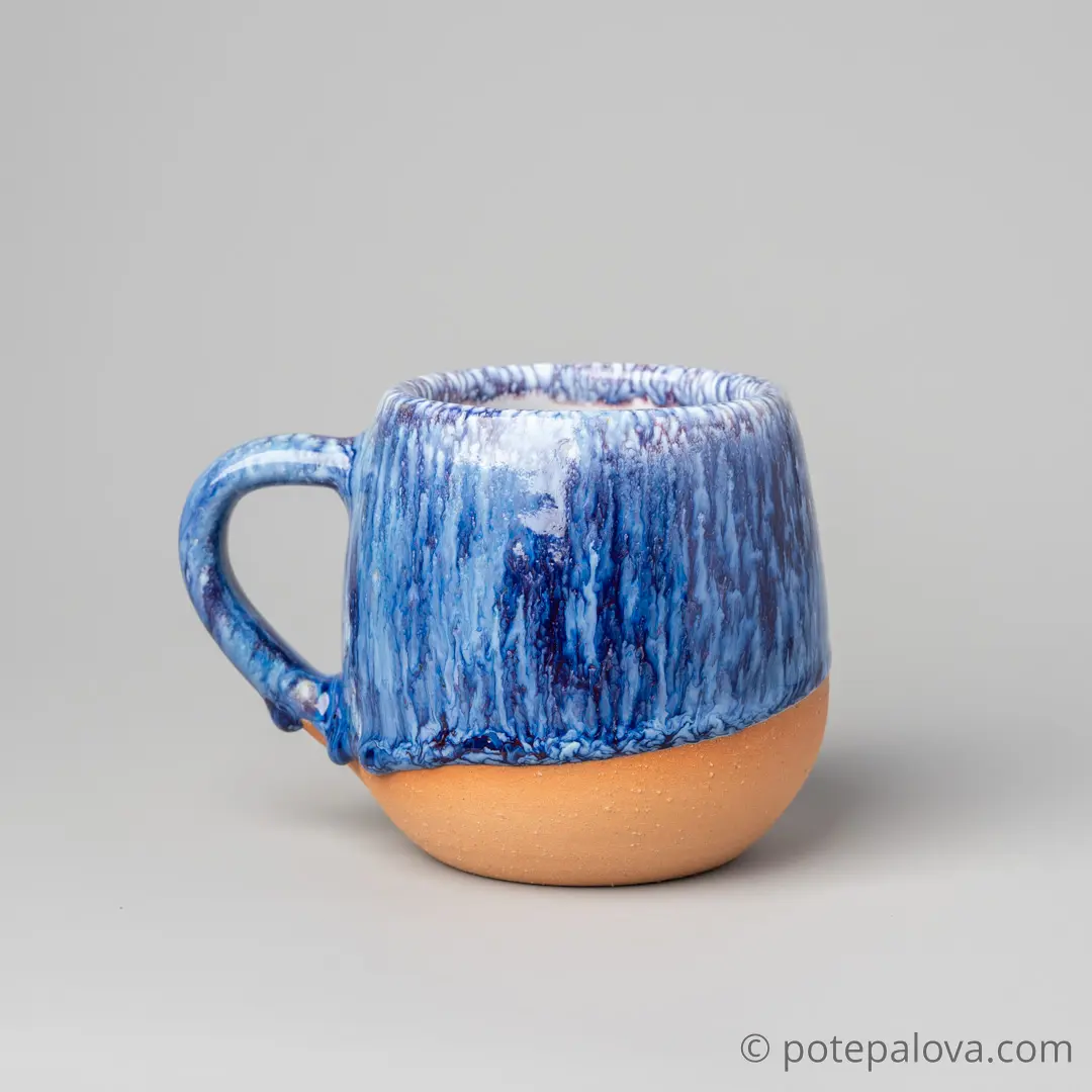 картинка Кружка "Космос" на светлой глине 1 - DishWishes.Ru