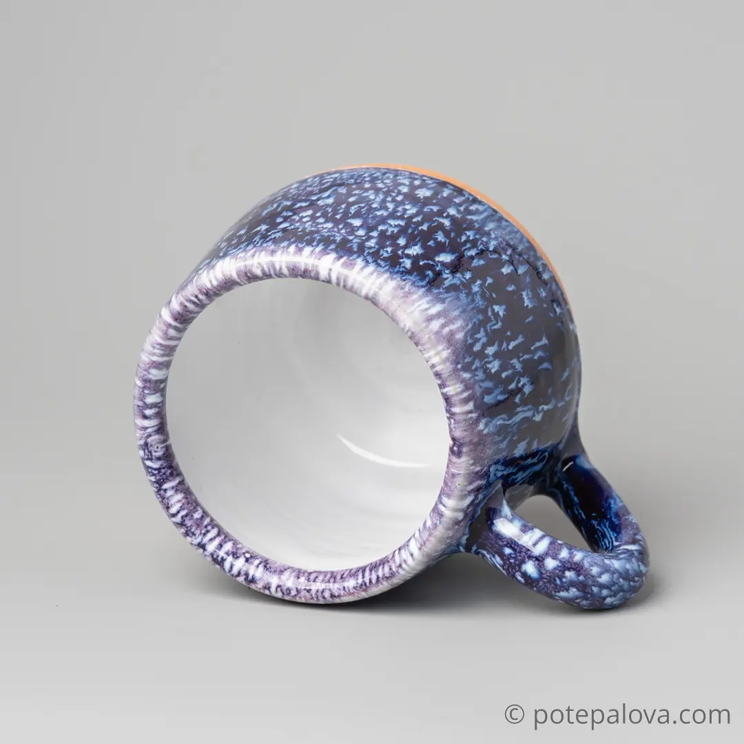 картинка Кружка "Космос" на светлой глине 2 - DishWishes.Ru