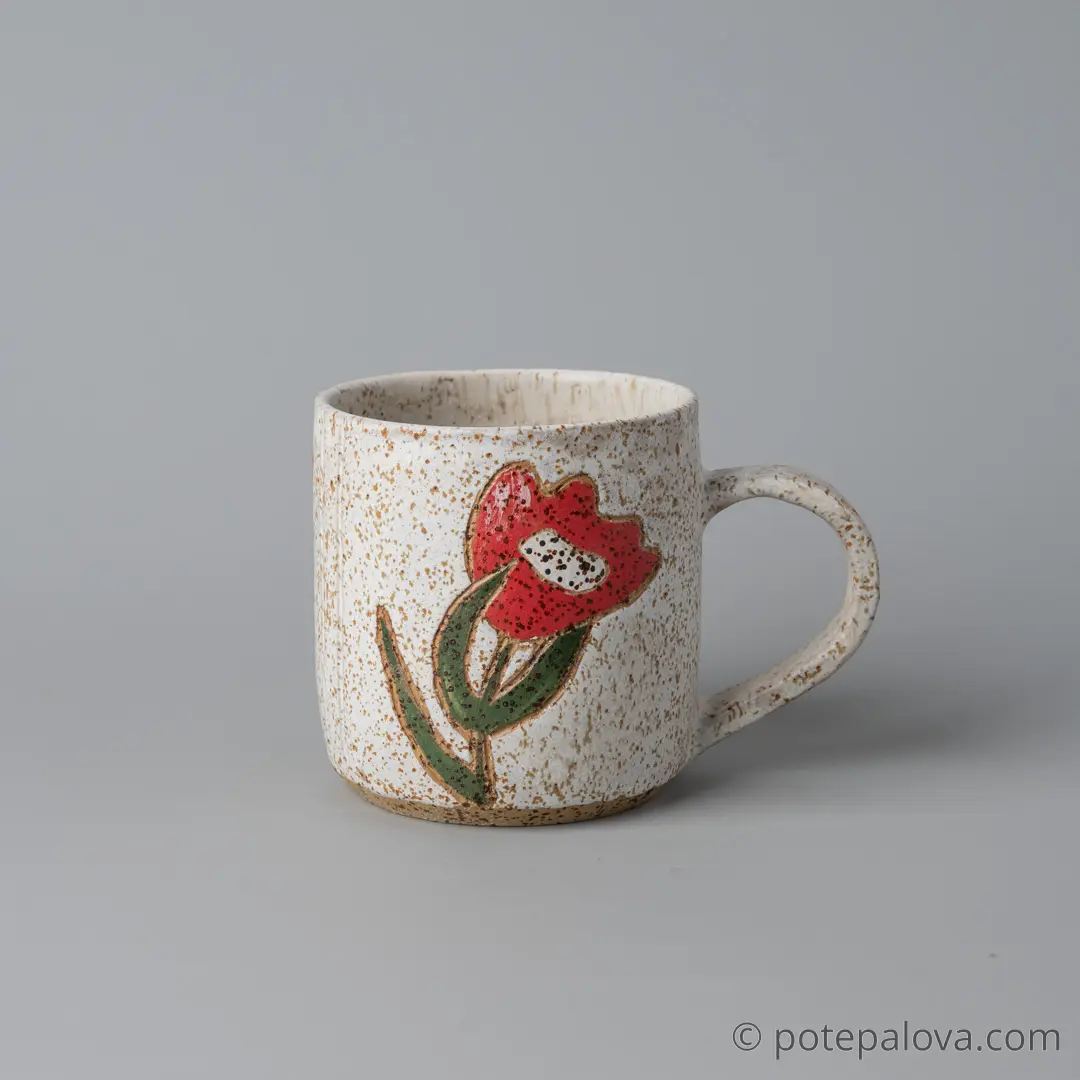 картинка Кружка "Аленький цветочек" - DishWishes.Ru