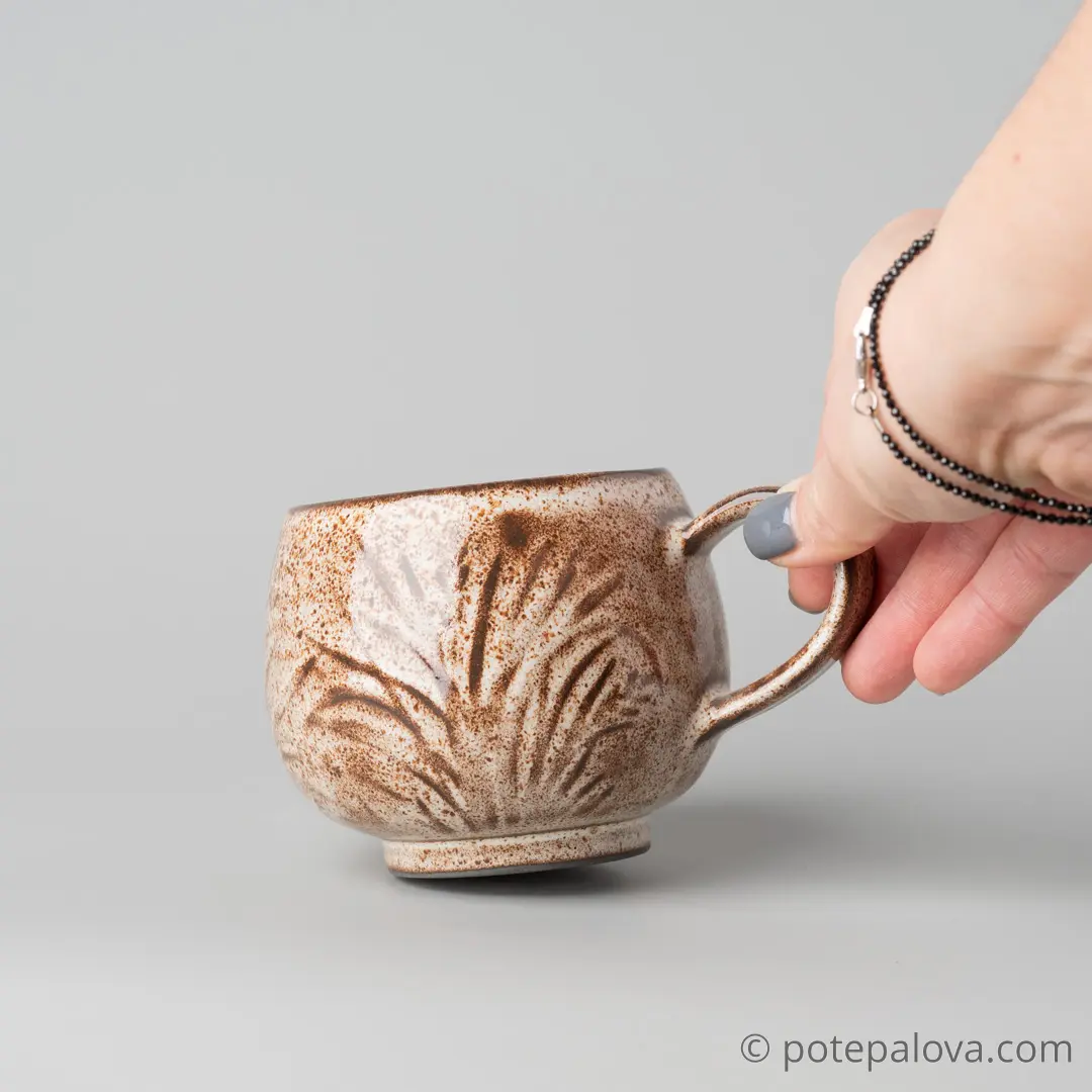 картинка Керамическая кружка из серии "Травы" 9 - DishWishes.Ru