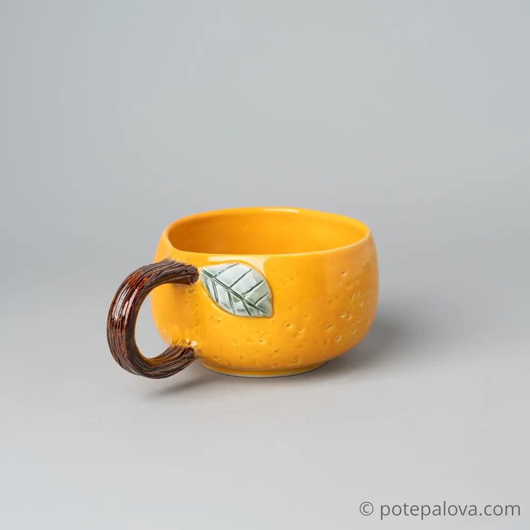 картинка Чашка Светланы Шумских "Мандарин" 4 - DishWishes.Ru