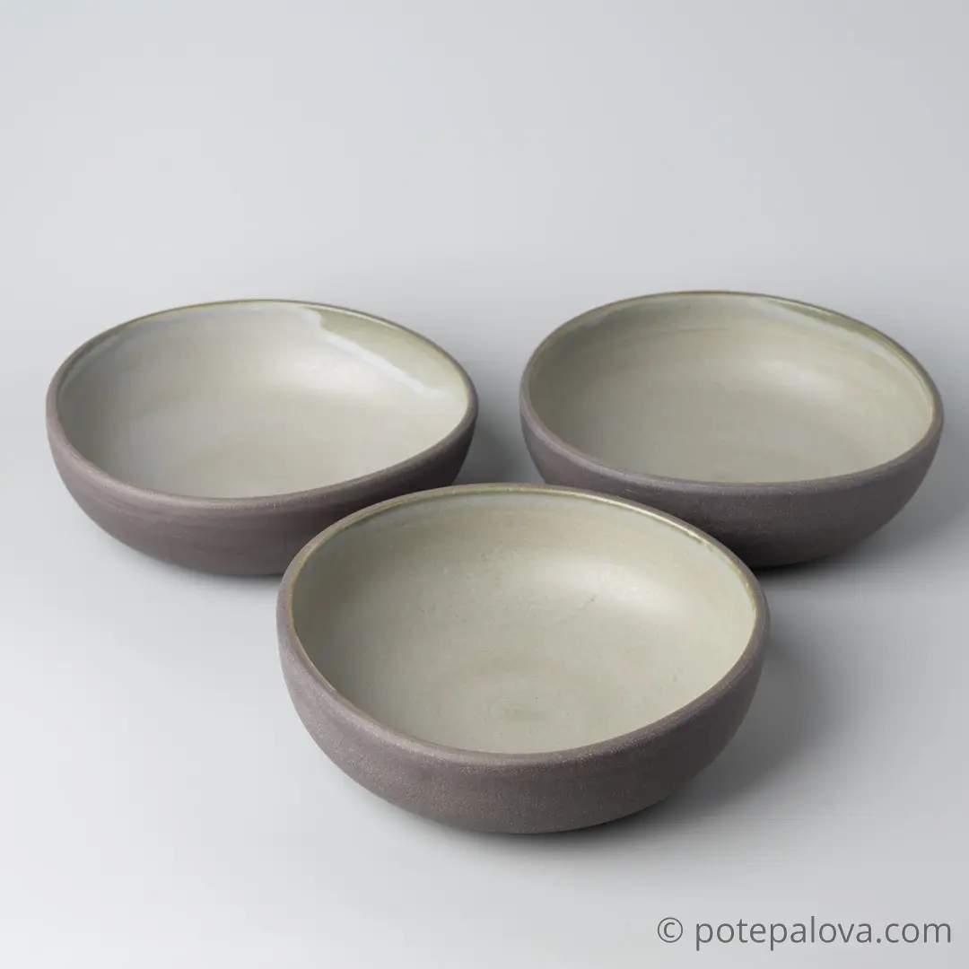 картинка Боул гончарный Sigma зеленый 18 см  - DishWishes.Ru