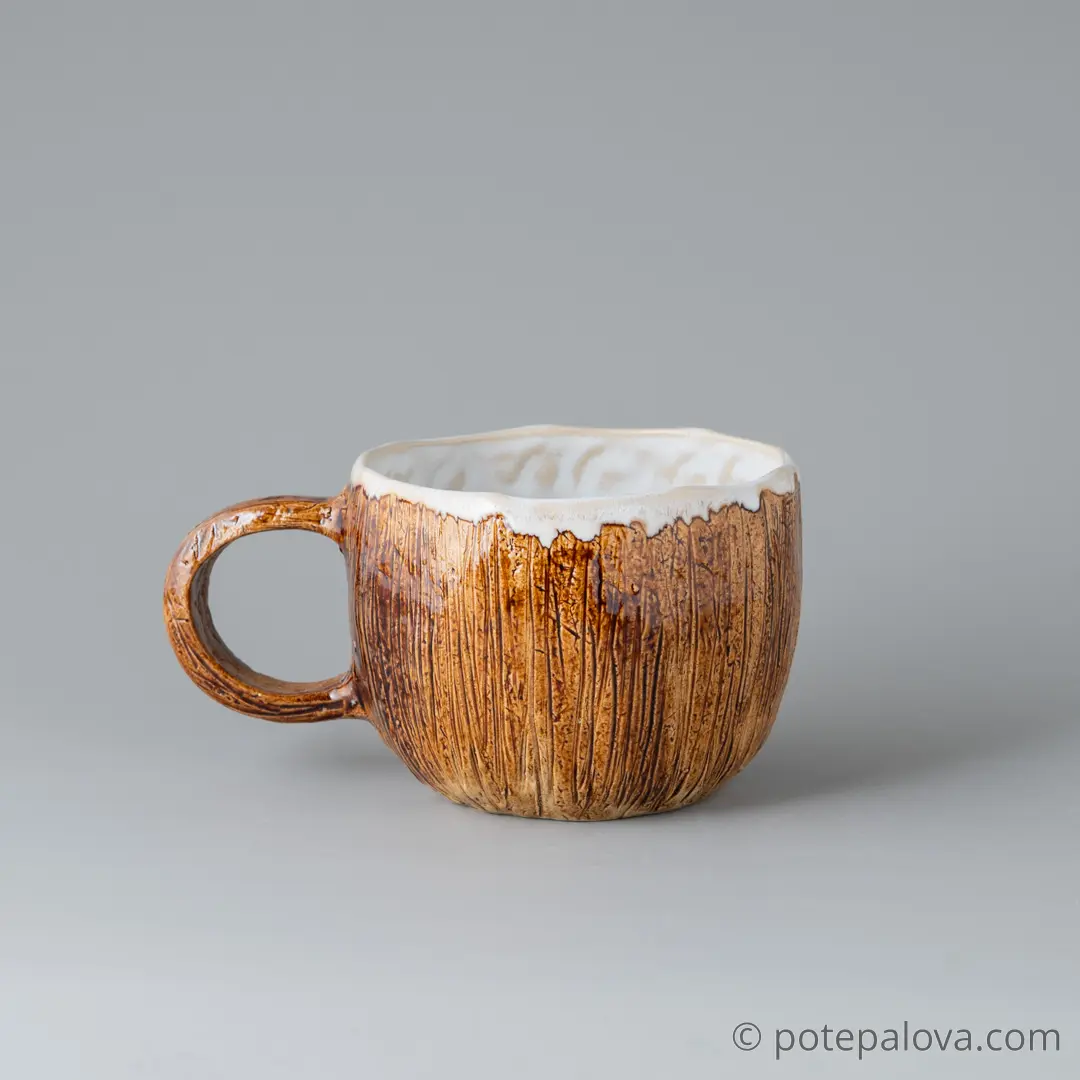 картинка Чашка Светланы Шумских "Кокос" 1 - DishWishes.Ru