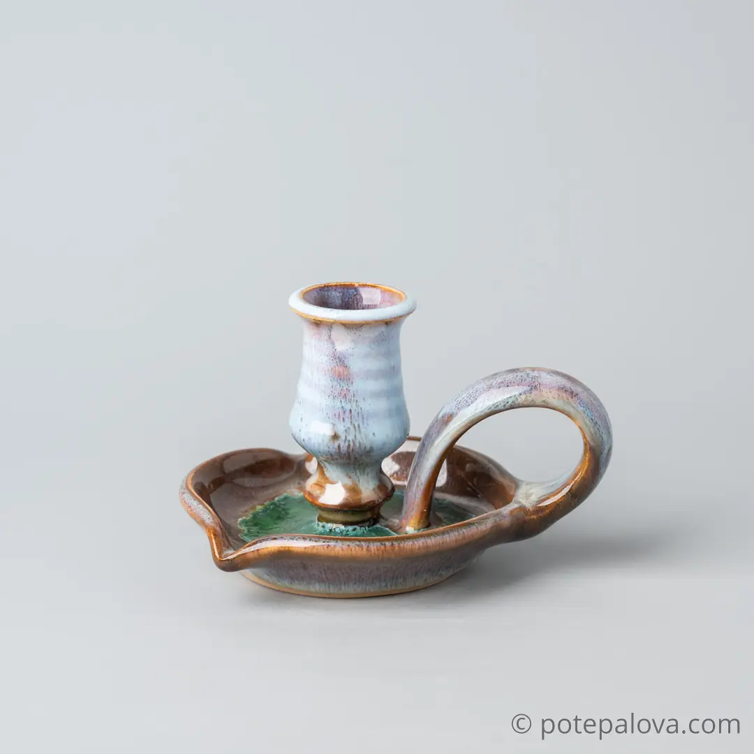 картинка Керамический подсвечник Юрия Пересады 3 - DishWishes.Ru