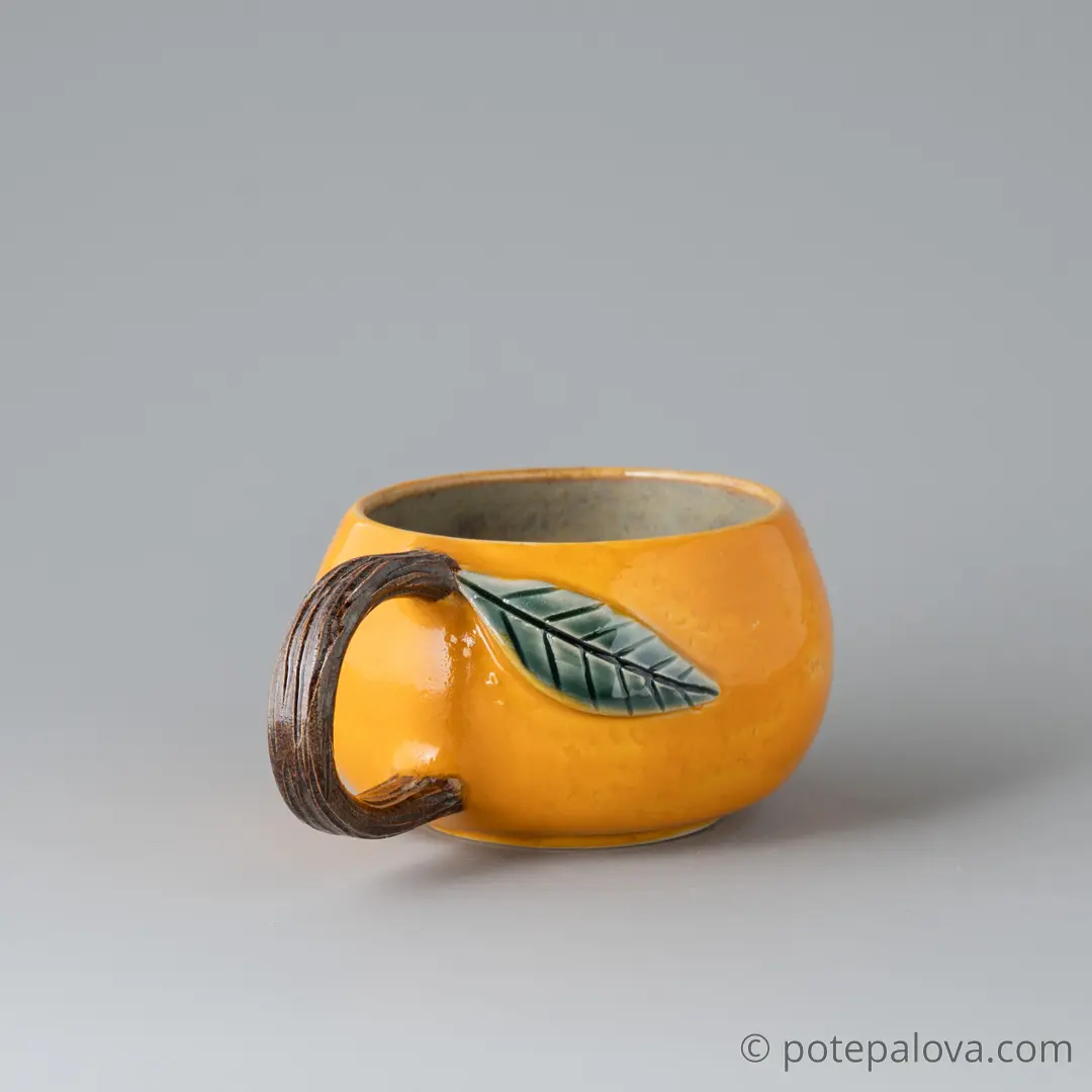 картинка Чашка Светланы Шумских "Мандарин" 1 - DishWishes.Ru