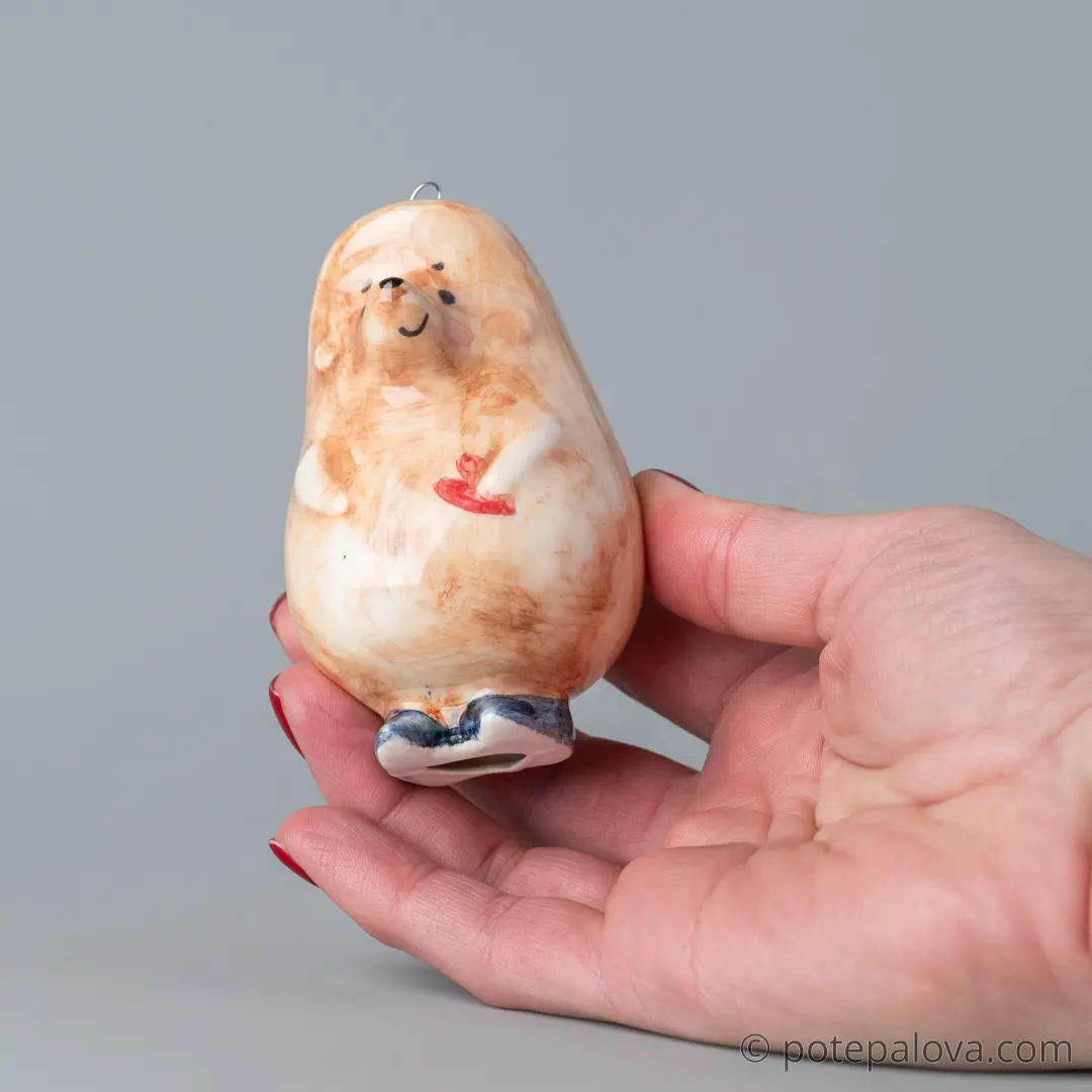 картинка Фарфоровая игрушка "Ёжик" 5 - DishWishes.Ru