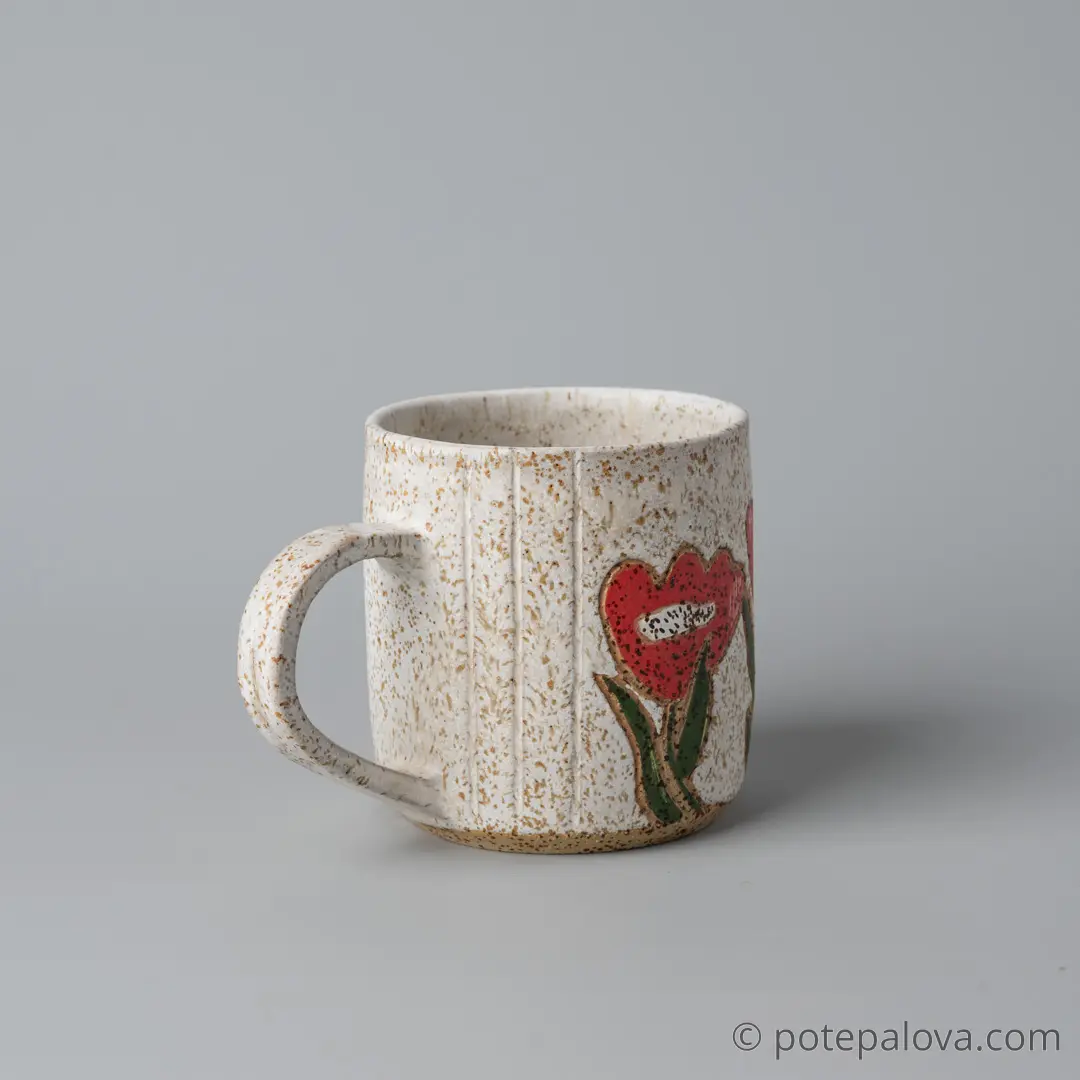 картинка Кружка "Аленький цветочек" - DishWishes.Ru