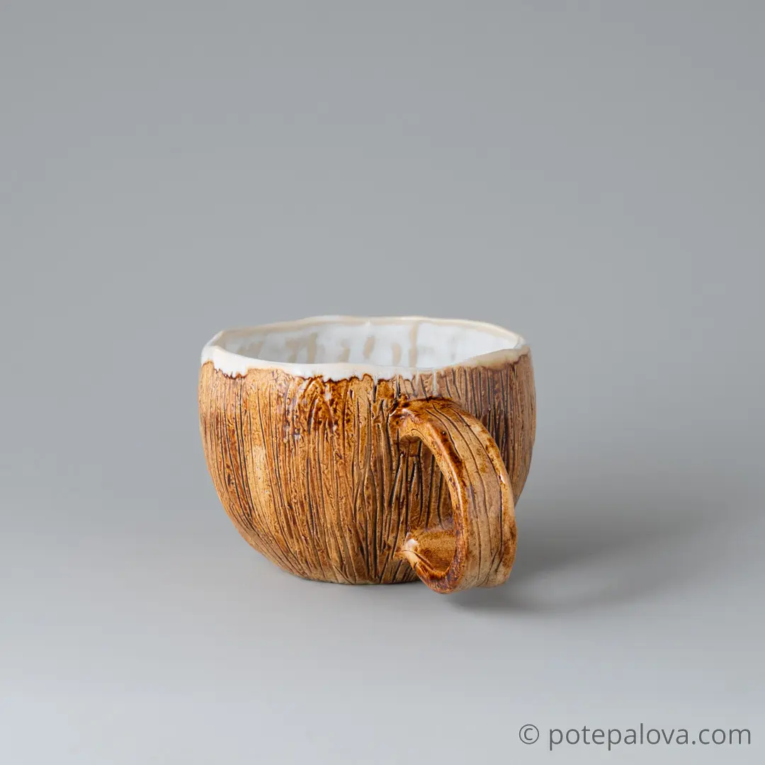 картинка Чашка Светланы Шумских "Кокос" 3 - DishWishes.Ru