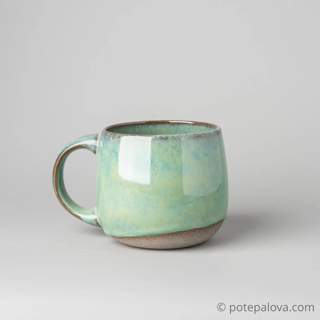 картинка Кружка Sigma зеленая "Тумблер" 4 - 450 мл - DishWishes.Ru