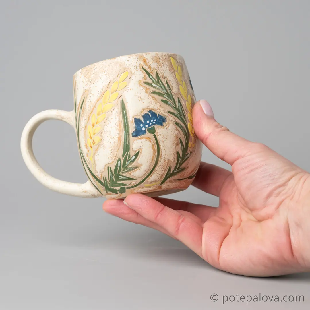 картинка Кружка "Поле" - DishWishes.Ru