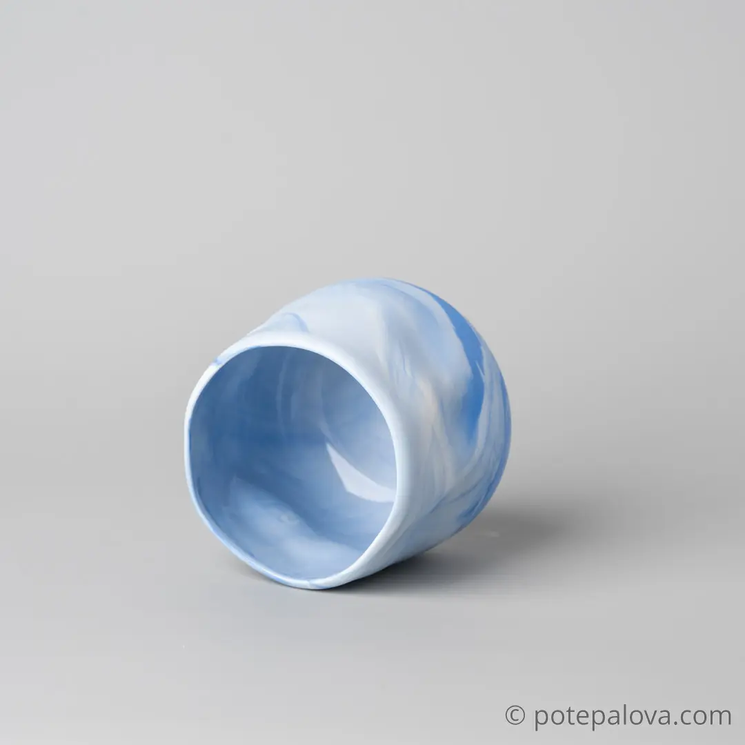 картинка Стакан фарфоровый малый Sigma "Облака" 230 мл - 2 - DishWishes.Ru