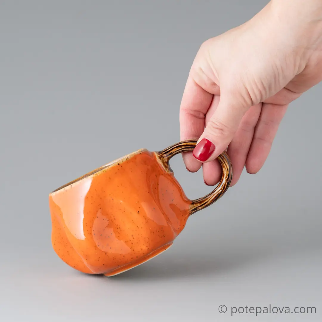 картинка Чашка Светланы Шумских "Тыква" 1 - DishWishes.Ru